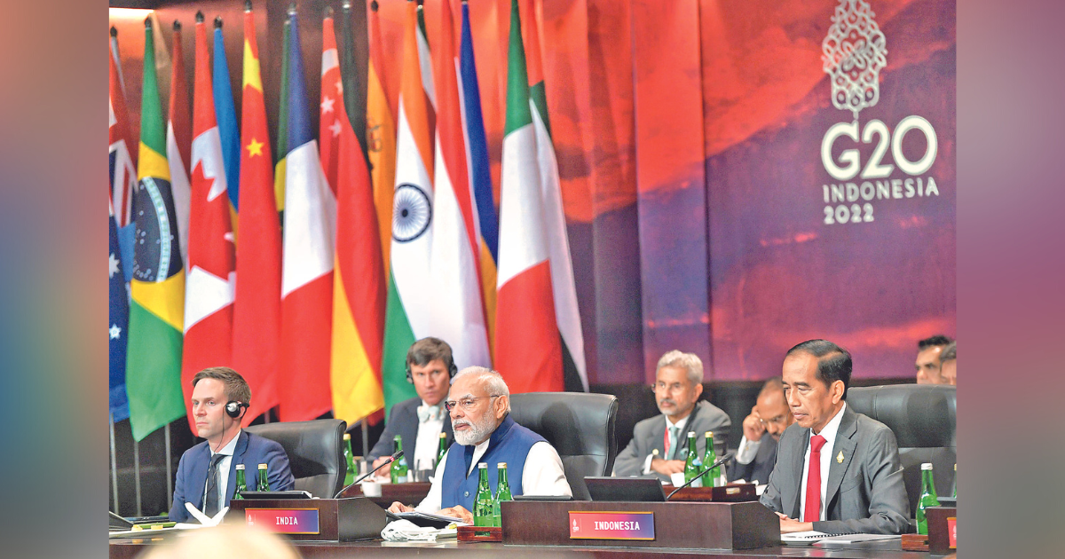 PM NARENDRA MODI’S STELLAR PERFORMANCE AT G20 MEET IN BALI